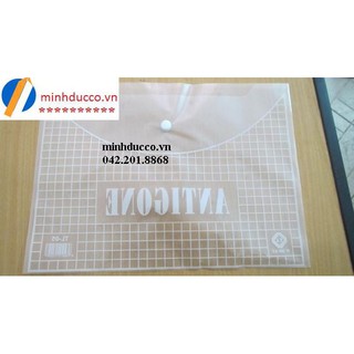 Túi clearbag, clear khổ A mỏng, túi cúc, đựng tài liệu TL-05 (Loại không in liên hệ Shop ạ)