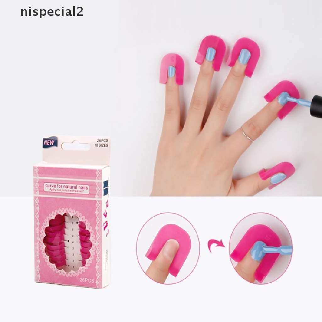 [nispecial2] Curve Shape Nail Protector Varnish Shield Finger Cover Spill-Proof Nail Art Tool [new]