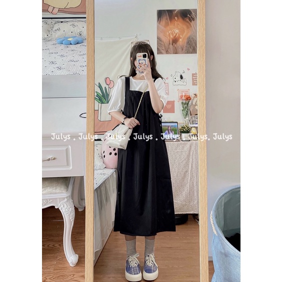 Set yếm ulzzang dài 2 chi tiết (ảnh thật shop chụp kèm video) | BigBuy360 - bigbuy360.vn