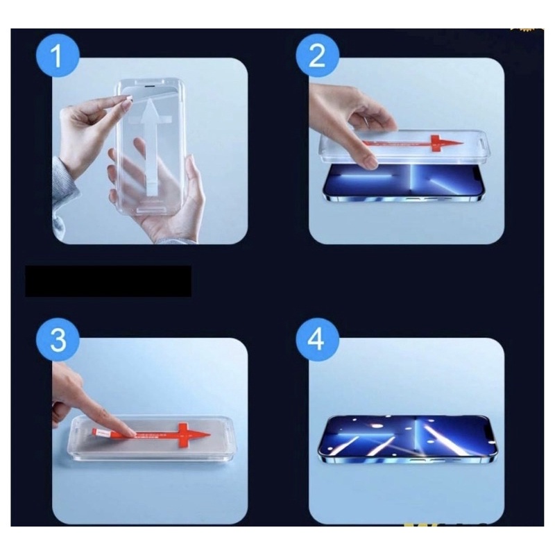 Kính cường lực iphone full màn tự dán Blue Arrow - cường lực kingkong baiko 7 Plus X XsMax 11 12 13 14 Plus Pro Max