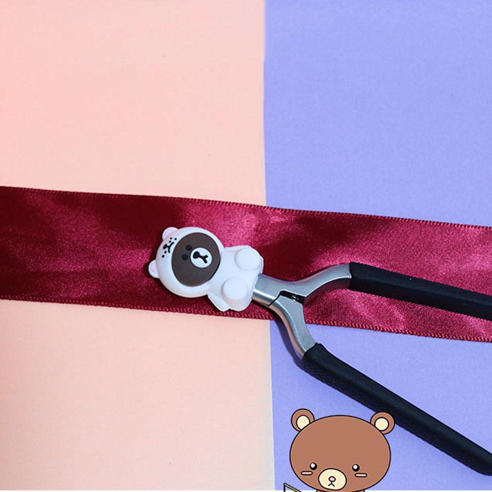 Norman Nipper Vỏ Bọc PVC Mềm Bảo Vệ Kéo Cắt Móng Tay Hình Gấu Dễ Thương Nhỏ Gọn Phong Cách Ins