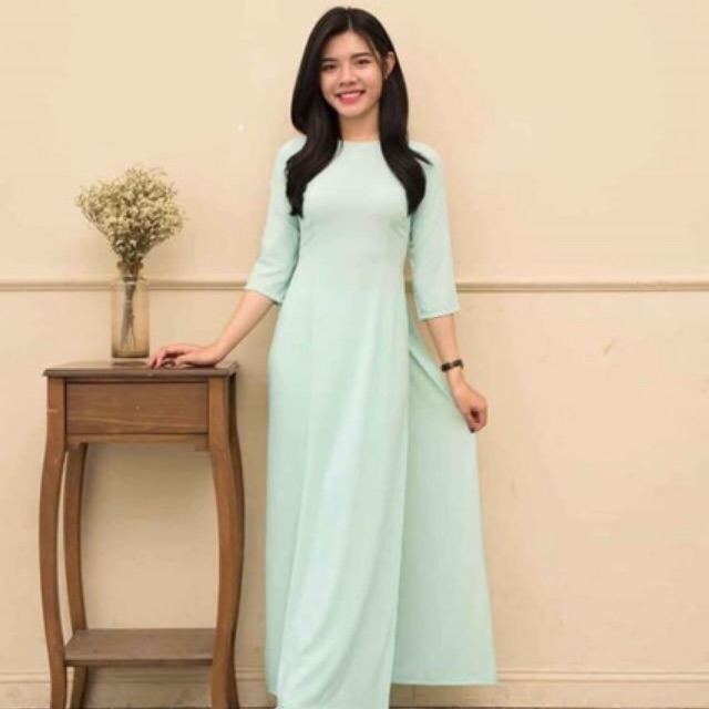 áo dài trơn 4 tà