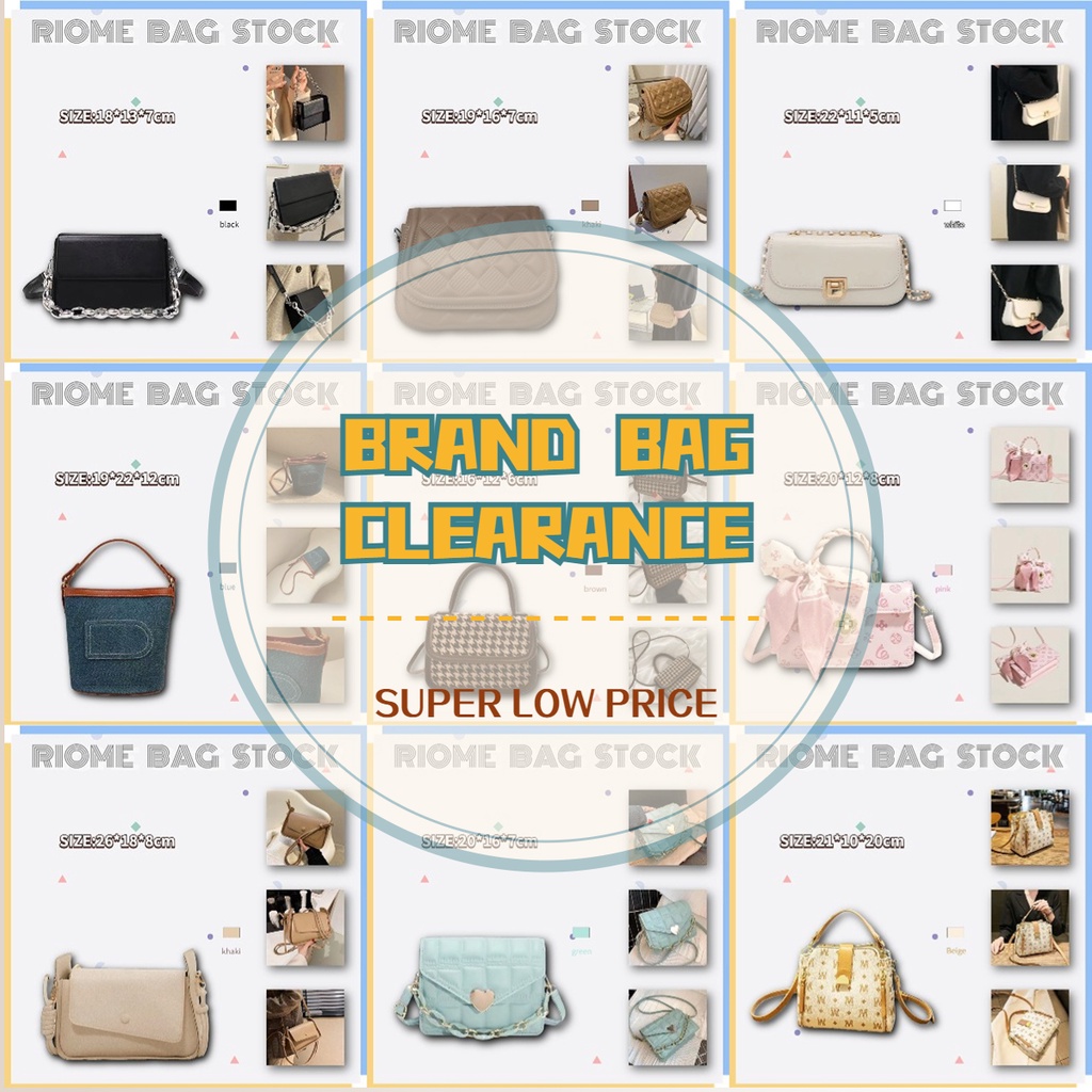 ✨Làm sạch hàng tồn kho✨ RIOME Túi Xách Da PU Chất Lượng Cao Thời Trang Cho Nữ