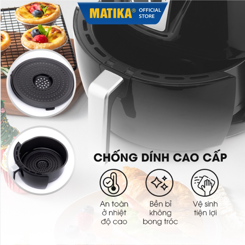 Nồi Chiên Không Dầu MATIKA 4.5L 1400W MTK9145