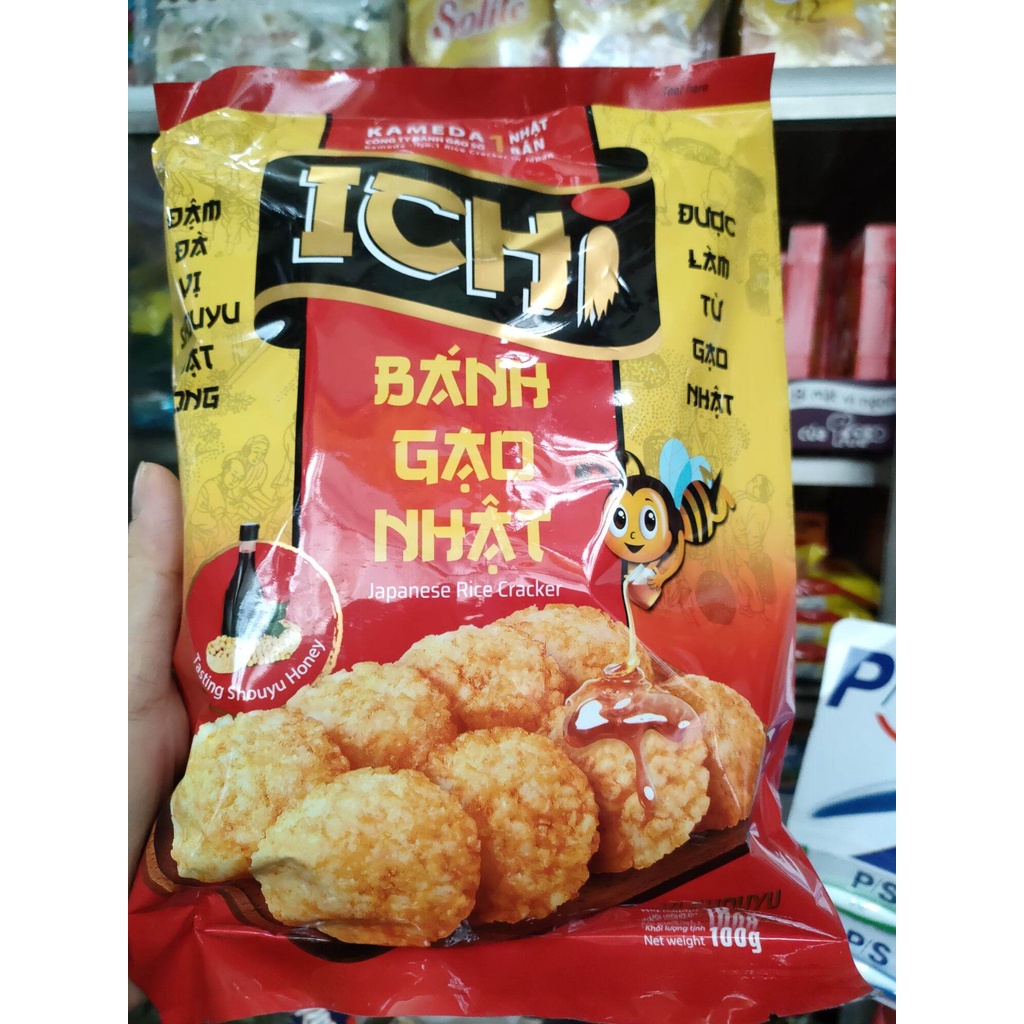 Bánh gạo Nhật mật ong Ichi gói 100g/180g