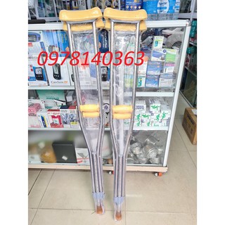 Nạng nhôm,inox cao cấp 01
