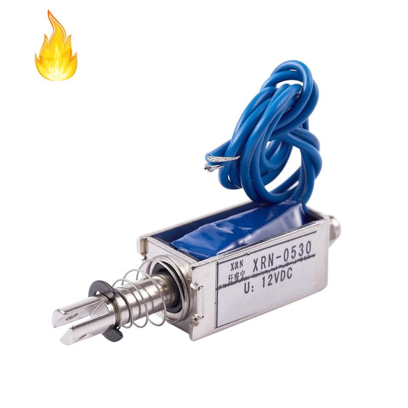 Van điện từ loại đẩy / kéo 10 mm DC 12 V 2.1 kg force