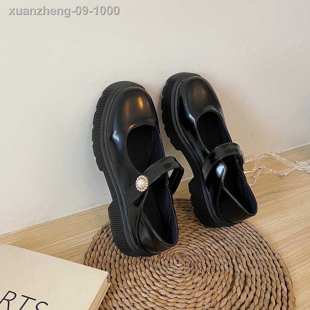 ﹉◘Giày Da Nữ Thời Trang Anh Quốc 2021