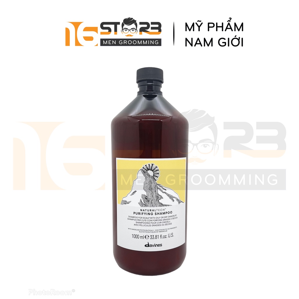[Chính Hãng 100%] Dầu Gội Tóc Gàu Davines NaturalTech Purifying Shampoo 1000ml
