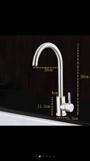 Bộ vòi rửa bát đơn lạnh sus304