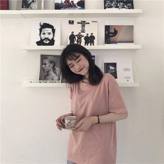 Áo Thun Trơn Màu Tan, Hồng
