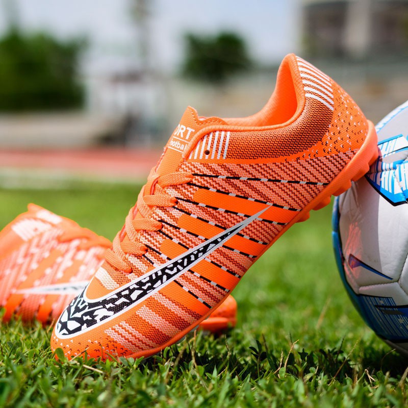 Giày đá bóng cho nam chất liệu da 33-44 TF Futsal shoes Giày Đá Bóng Cao Cổ Cao Cấp Sân Cỏ Nhân Tạo Mẫu