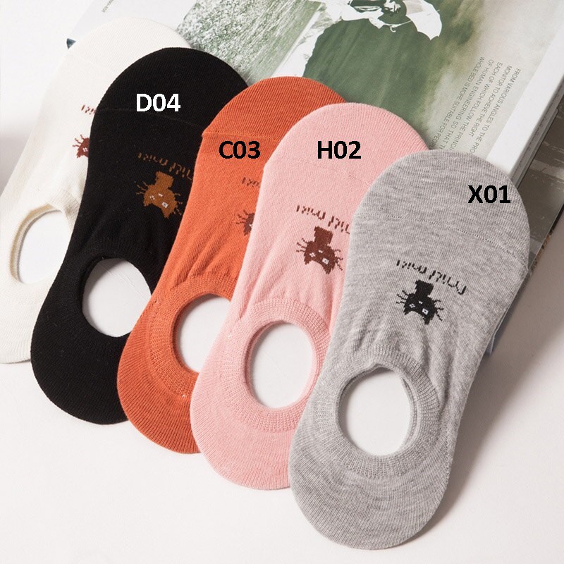 TẤT HÀI NỮ ⚡️FREESHIP⚡️ Set 5 Đôi Tất Hài MiuMiu Cho Bạn Gái