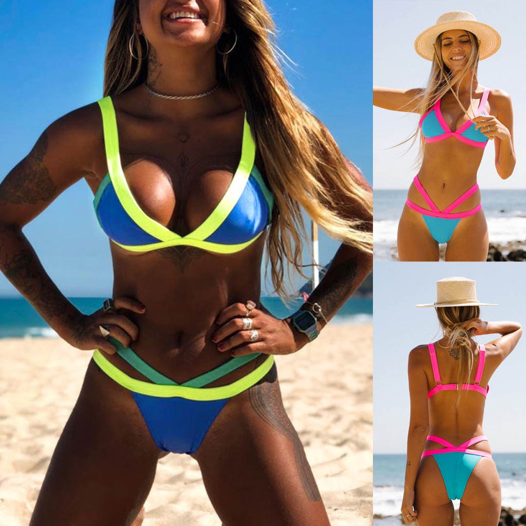 Bikini Phối Dây Có Đệm Mút Gợi Cảm