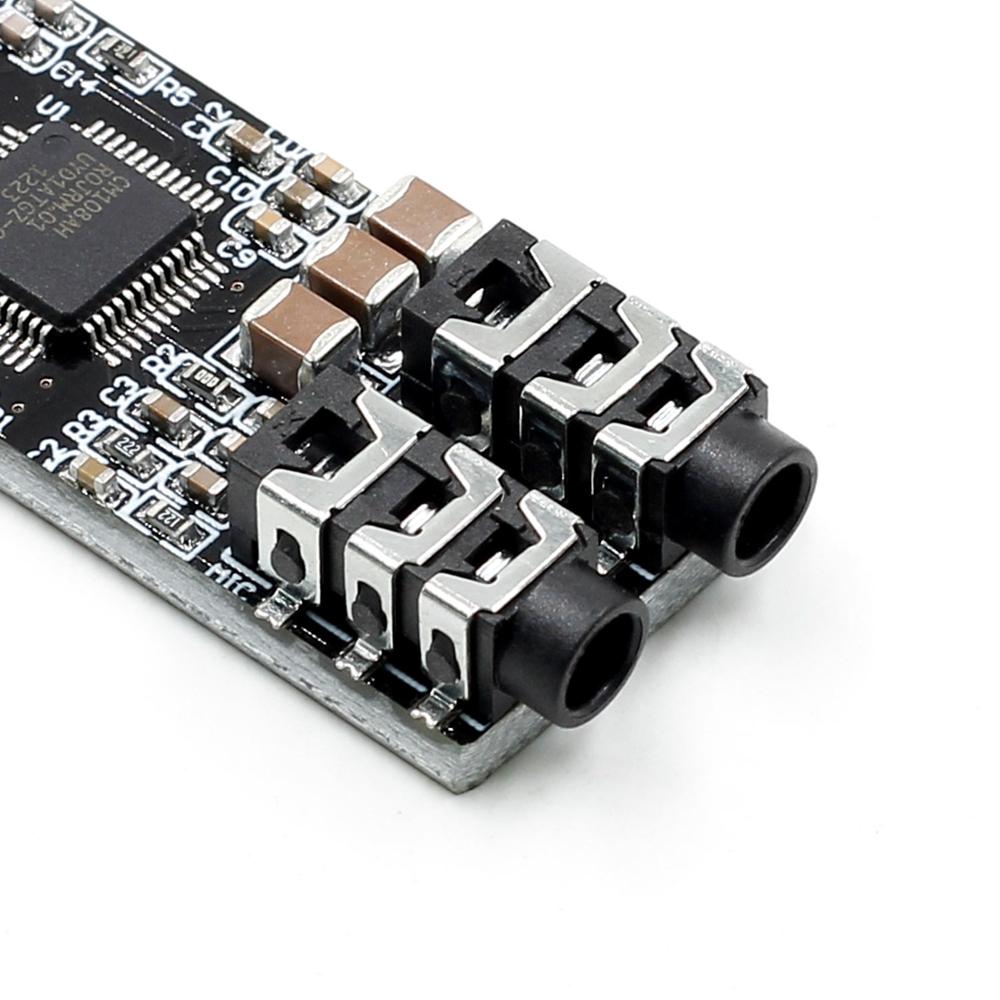 VHM-303 New CM108 USB Drive Free Sound Card Laptop Computer External Sound Card Module New Drop shipping-PC Friend | BigBuy360 - bigbuy360.vn