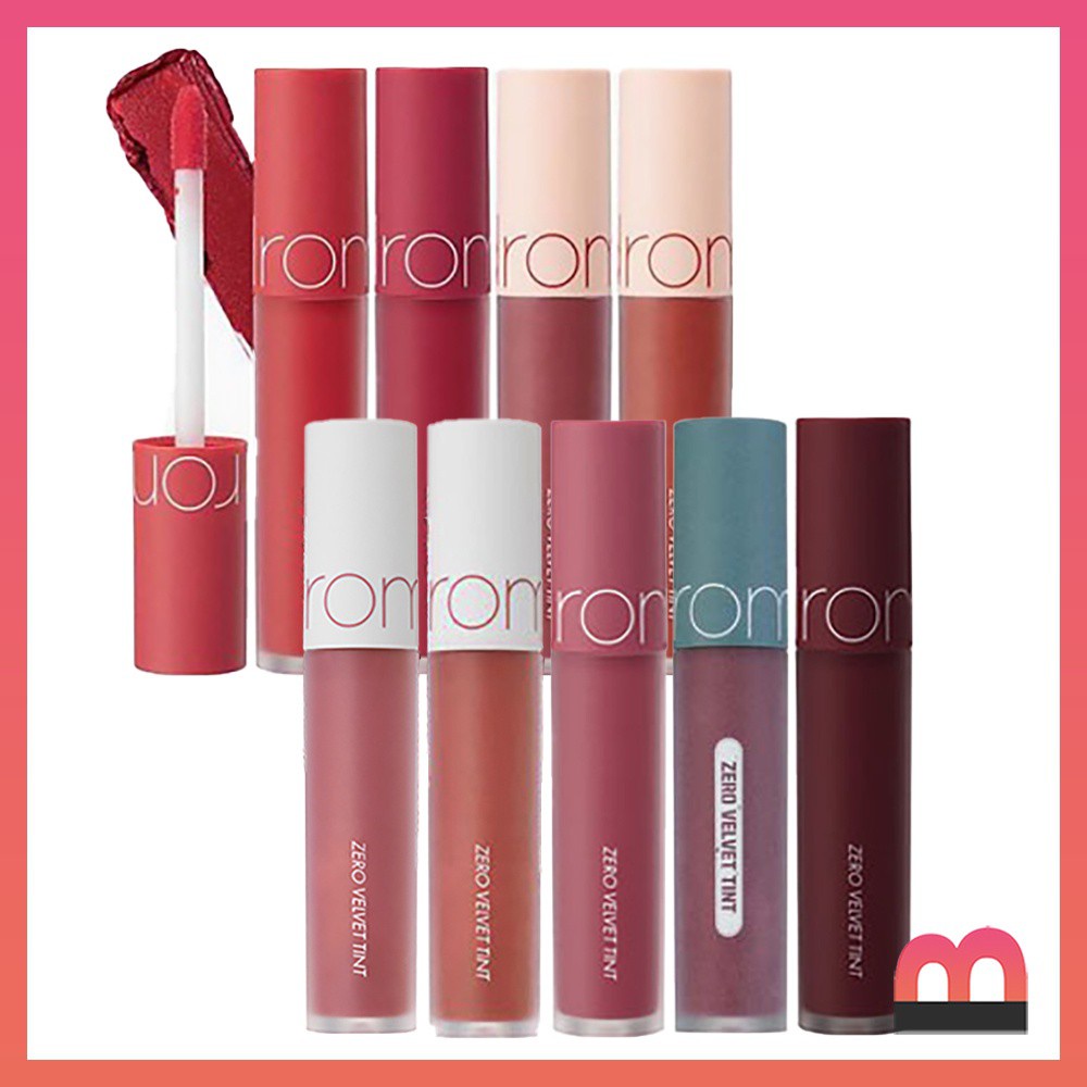 [Hàng mới về] Son Môi ROM&ND Romand Zero Velvet Tint 5.5g 8 Màu Tùy Chọn