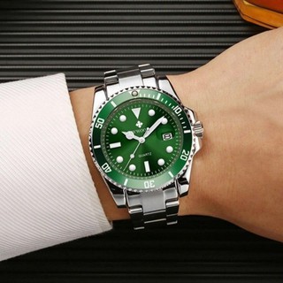 Đồng hồ Nam WWOOR vòng benzen xoay, mặt và và kim dạ quang- rolex - Role