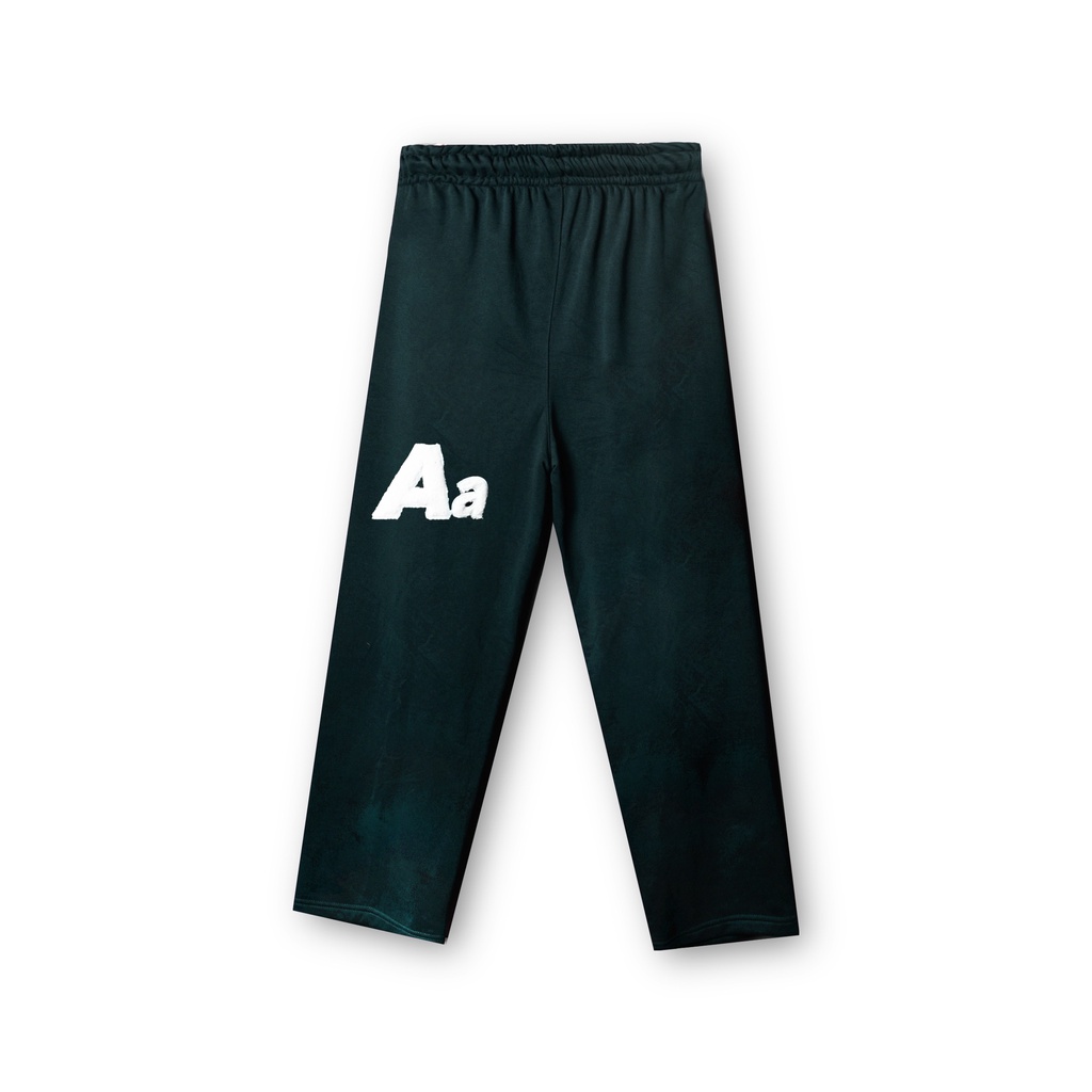 QUẦN NỈ / HALF HEART PANTS - DARK GREEN / QUẦN NỈ IN 1/2 TRÁI TIM - XANH RÊU