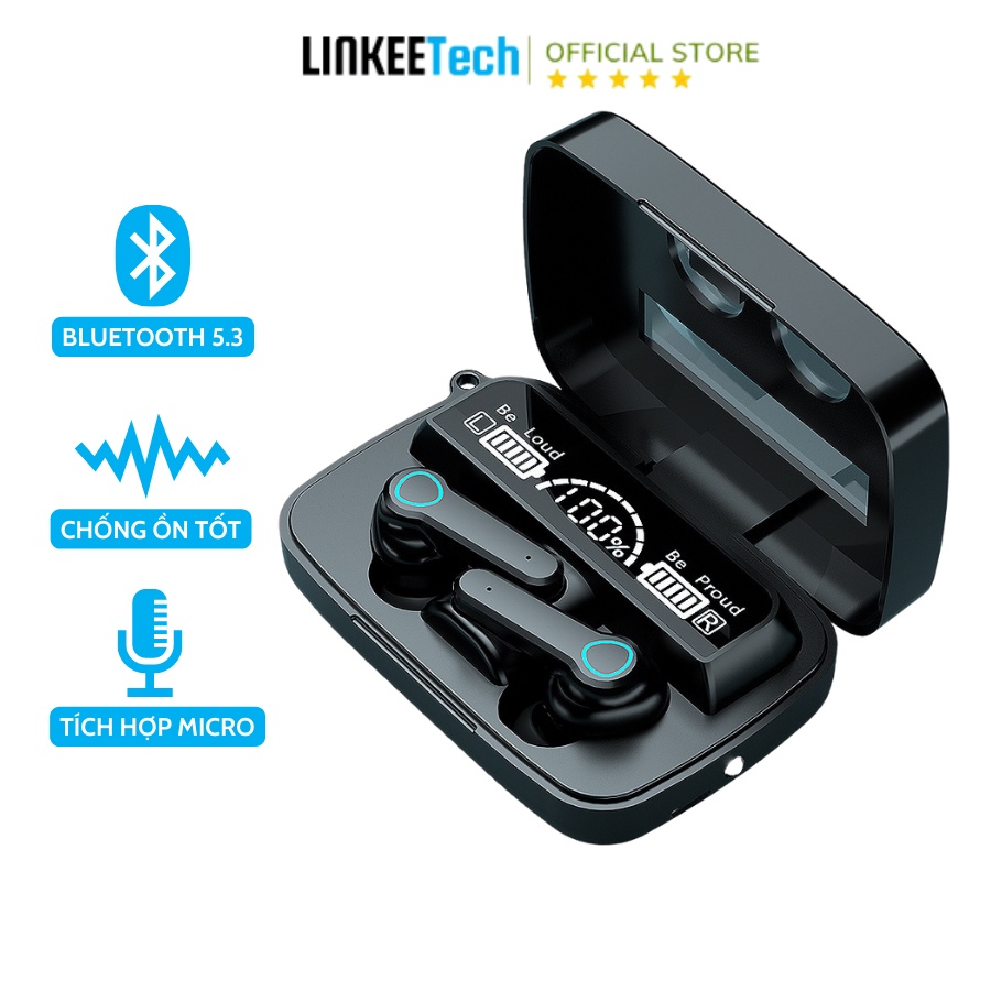 Tai Nghe Bluetooth M19 Cảm Ứng Thông Minh Chống Ồn Tốt Bass Mạnh Pin 2500mah- LINKEETECH