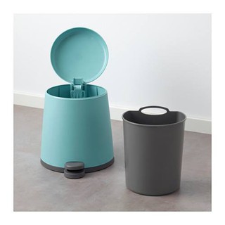 Thùng đựng rác snapp ikea 5l - xanh ngọc