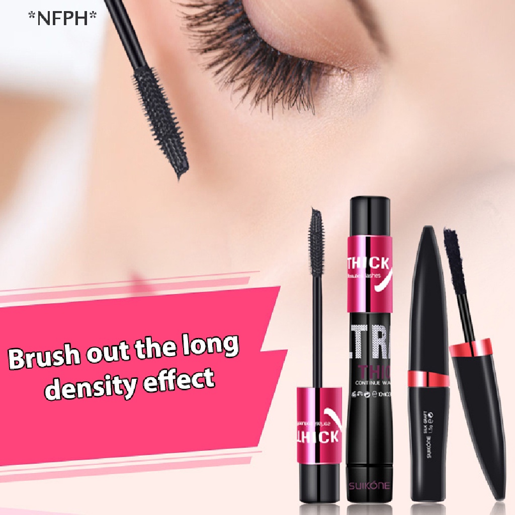 [Hàng mới về] Mascara 3d làm dày dài chải mi cong tự nhiên