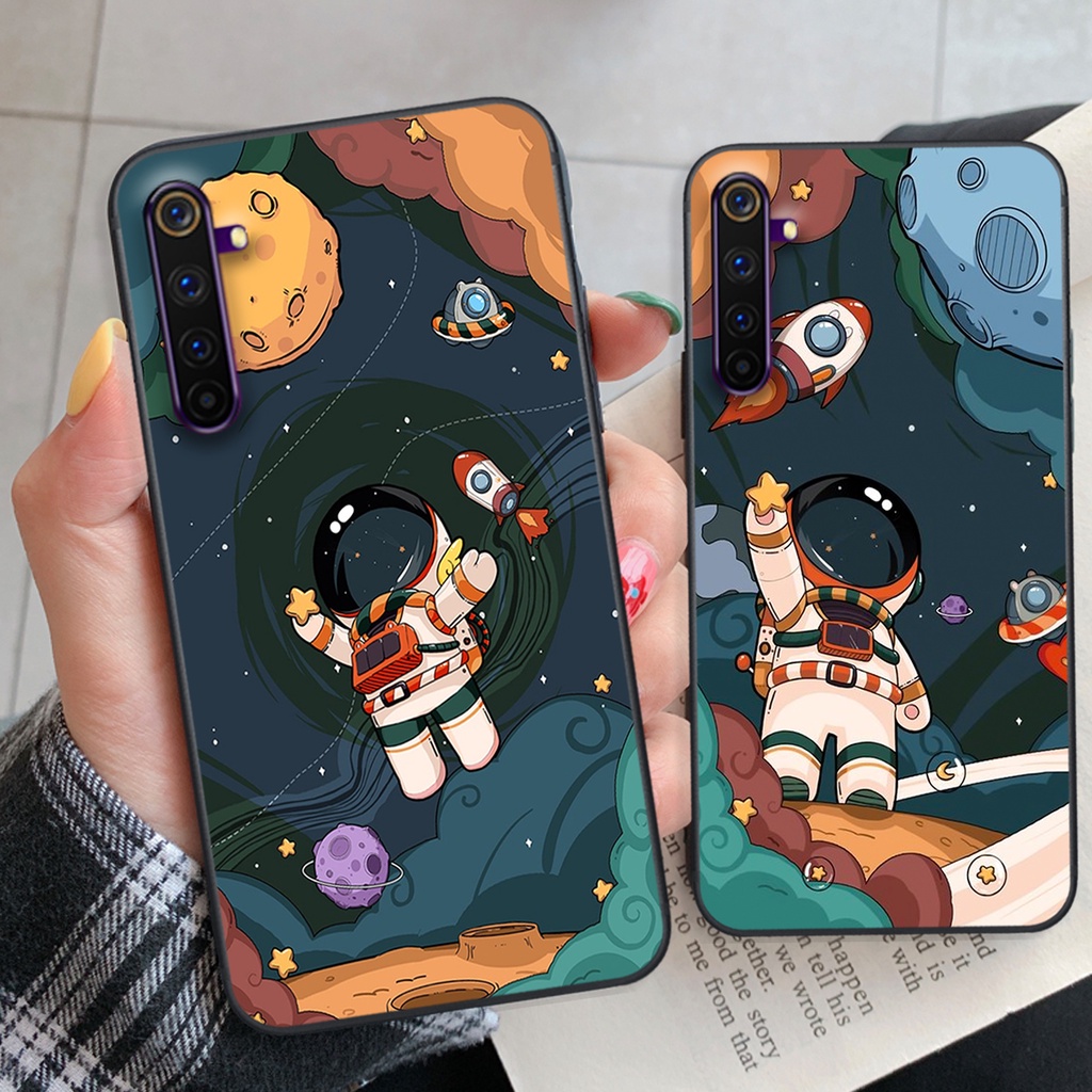 Ốp lưng Realme 6 / Realme 6 Pro vũ trụ phi hành gia cực hot siêu cute-rẻ-bền