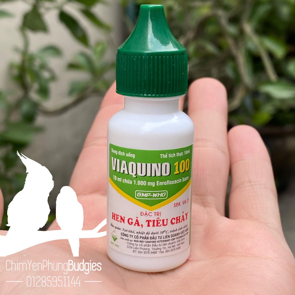 1 lọ Viaquino-100 chuyên hen gà.