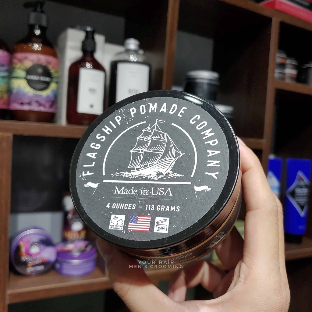 Sáp tạo kiểu Flagship Black Ship Water Based Pomade 113g