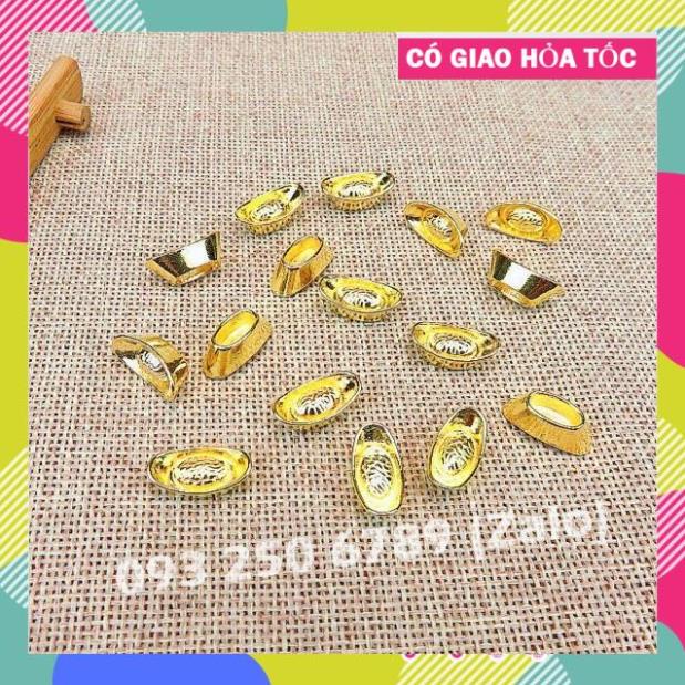 Thỏi vàng Thần tài mạ vàng phong thuỷ tài lộc giàu có