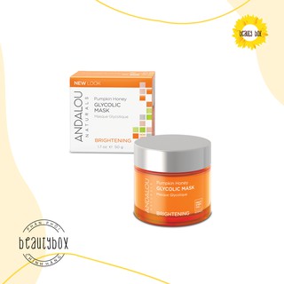 [BEAUTYBOXHN]Mặt Nạ Làm Sáng Da Andalou Naturals Pumpkin Honey Glycolic Mask 50g