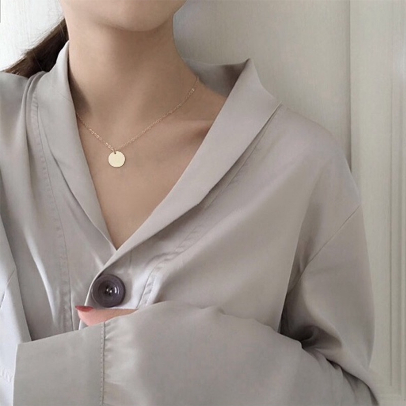 ✨ 【✅COD】 ✨Dây Chuyền Hợp Kim Thiết Kế Đơn Giản Thời Trang Cho Nữ