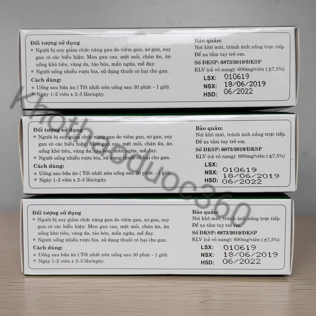 Liệu trình 4 hộp bổ gan Liver Life Plus – Học viện Quân Y | Thế Giới Skin Care