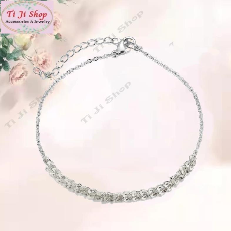 Lắc tay inox đuôi phụng  đẹp không đen