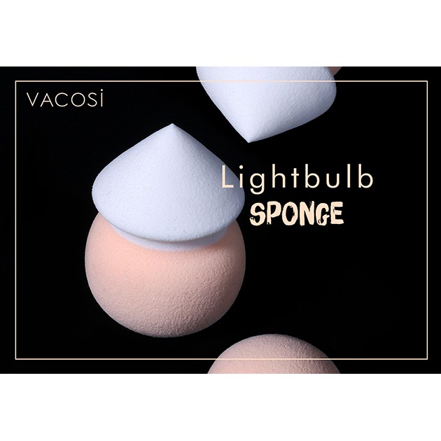 Bông Mút Tán Kem Nón Lá Vacosi Lightbulb Sponge BP31