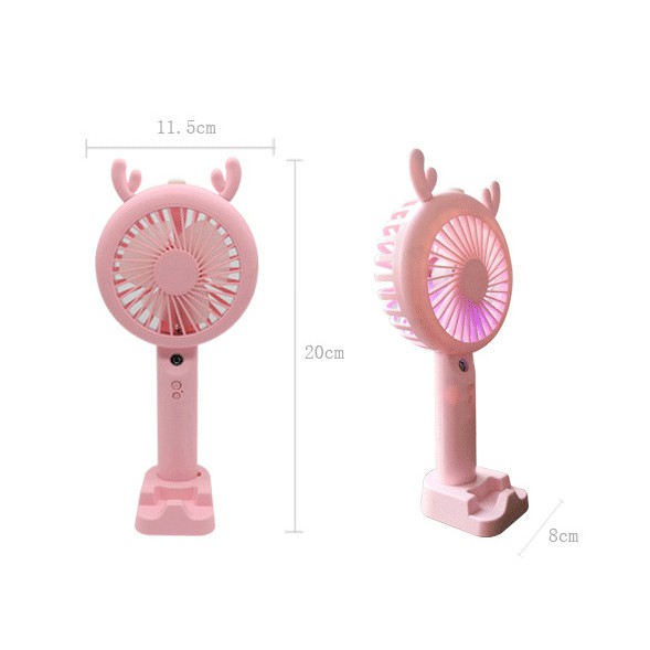 QUẠT PHUN SƯƠNG Cầm Tay Quạt Mini Tích Điện Phun Sương Hơi Nước Tạo Ẩm 1200mAh - Hàng Chuẩn | BigBuy360 - bigbuy360.vn