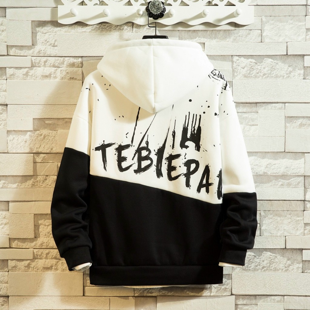 Áo khoác nỉ Hoodie KN22 trần bông cao cấp phối 2 màu, form unisex cho nam và nữ trẻ trung | BigBuy360 - bigbuy360.vn