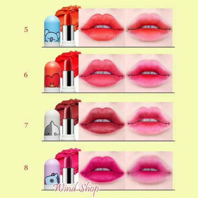 (HÀNG CHÍNH HÃNG STORE) Son thỏi VT x BT21 dạng thỏi - VT Cosmetics | BigBuy360 - bigbuy360.vn