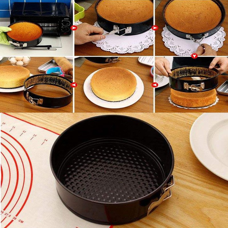 Khuôn làm bánh kim loại tròn WALFOS có thể tháo rời chống dính