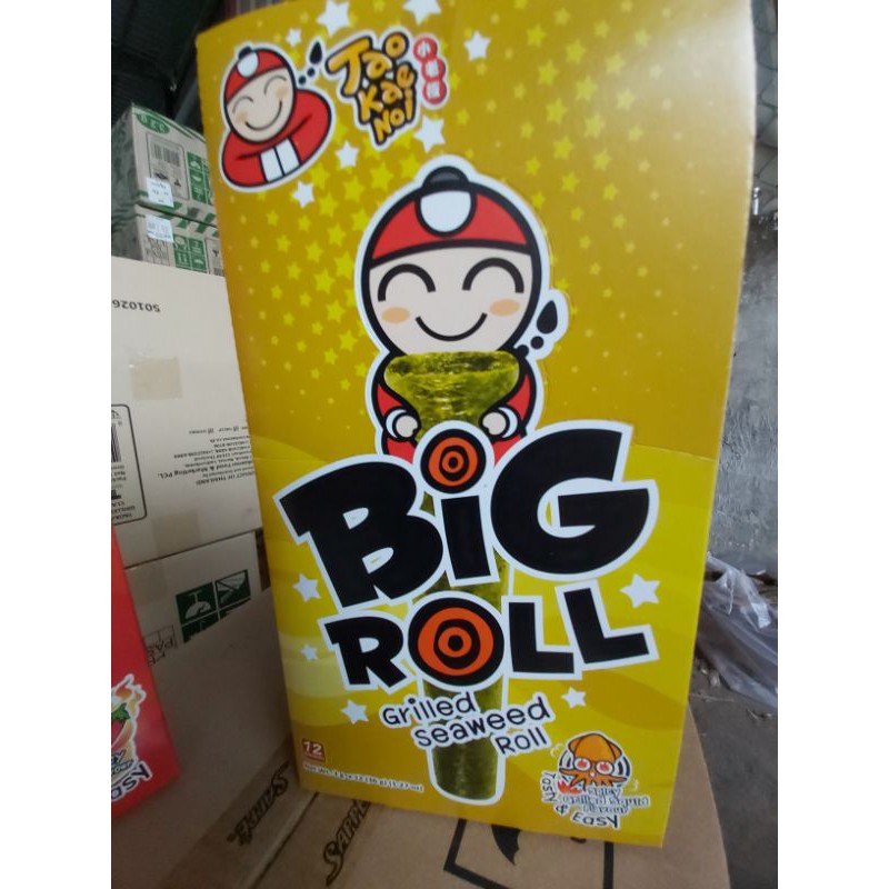 Rong biển cuộn Bigroll Tao Kae Noi Thái Lan hộp 12 gói | BigBuy360 - bigbuy360.vn