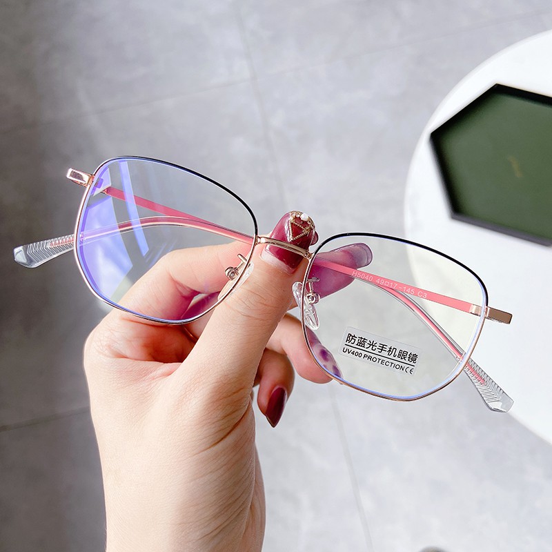 Mắt Kính Gọng Tròn Chống Tia Sáng Xanh Phong Cách Retro Jz5040 | BigBuy360 - bigbuy360.vn