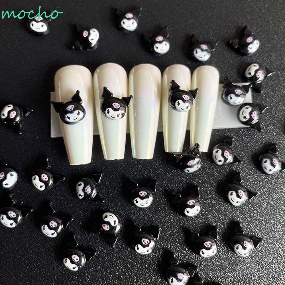 [Hàng mới về] Phụ kiện trang trí móng tay hình động vật hoạt hình 3D xinh xắn