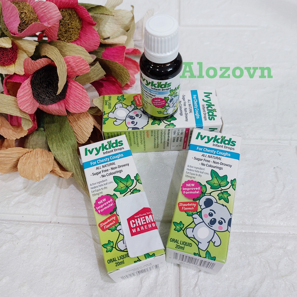 Siro giảm ho Ivy Kids Úc cho trẻ