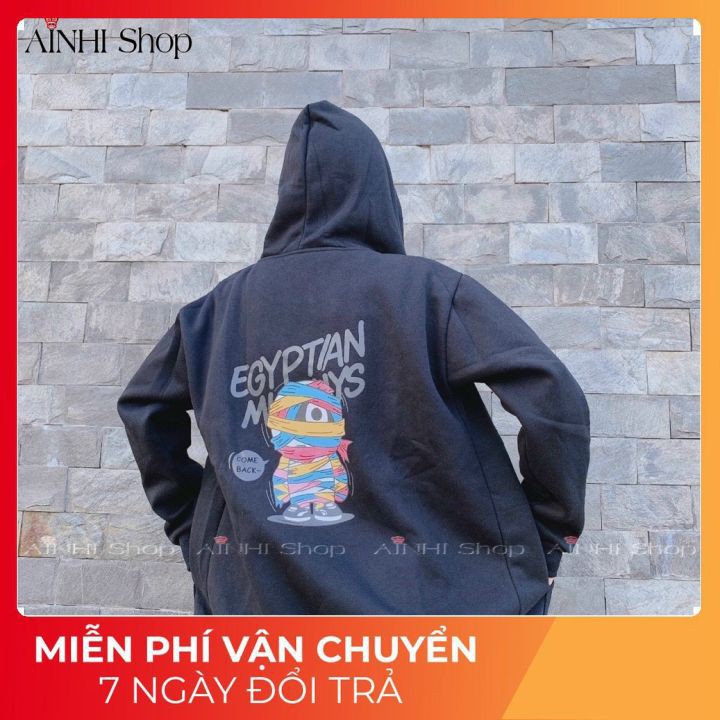 Áo Khoác Hoodie Dây Kéo Có Nón 5 Màu - HÀNG SHOP