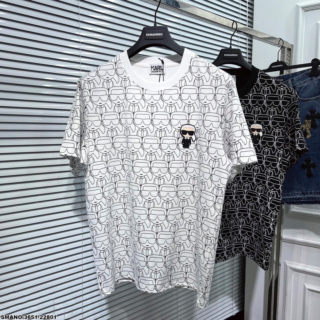 Áo Phông Nam Fendi In Hình Họa Tiết Cực Chất - Áo Thun Nam Nữ Fendi Chất Cotton Thoáng Mát In Hình Họa Tiết