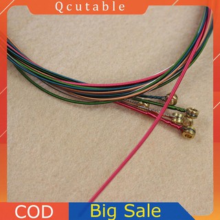Set 6 Dây Đàn Guitar Nhiều Màu