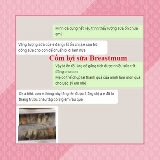 GIẢM GIÁ 50% [Viện sản Trung Ương] Cốm lợi sữa BreastMum – Sữa về tràn trề sau 3-5 ngày - Tăng cường số lượng và chất lư