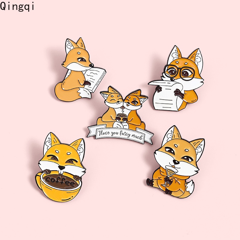 Ghim cài áo Miss Zoe hình chú cáo đáng yêu ngộ nghĩnh