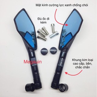 Gương 5 cạnh Rizoma  (khung kim loại, kính cường lực chống chói)