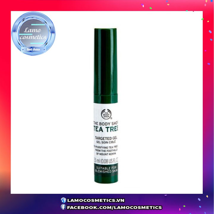 Gel chấm mụn Giảm thâm The Body Shop Tea Tree Blemish Gel