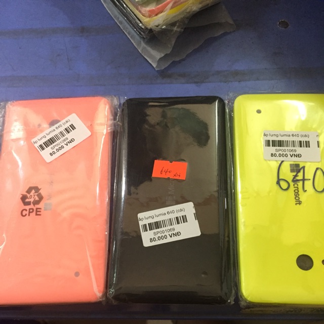 Nắp lưng lumia 640 các màu.